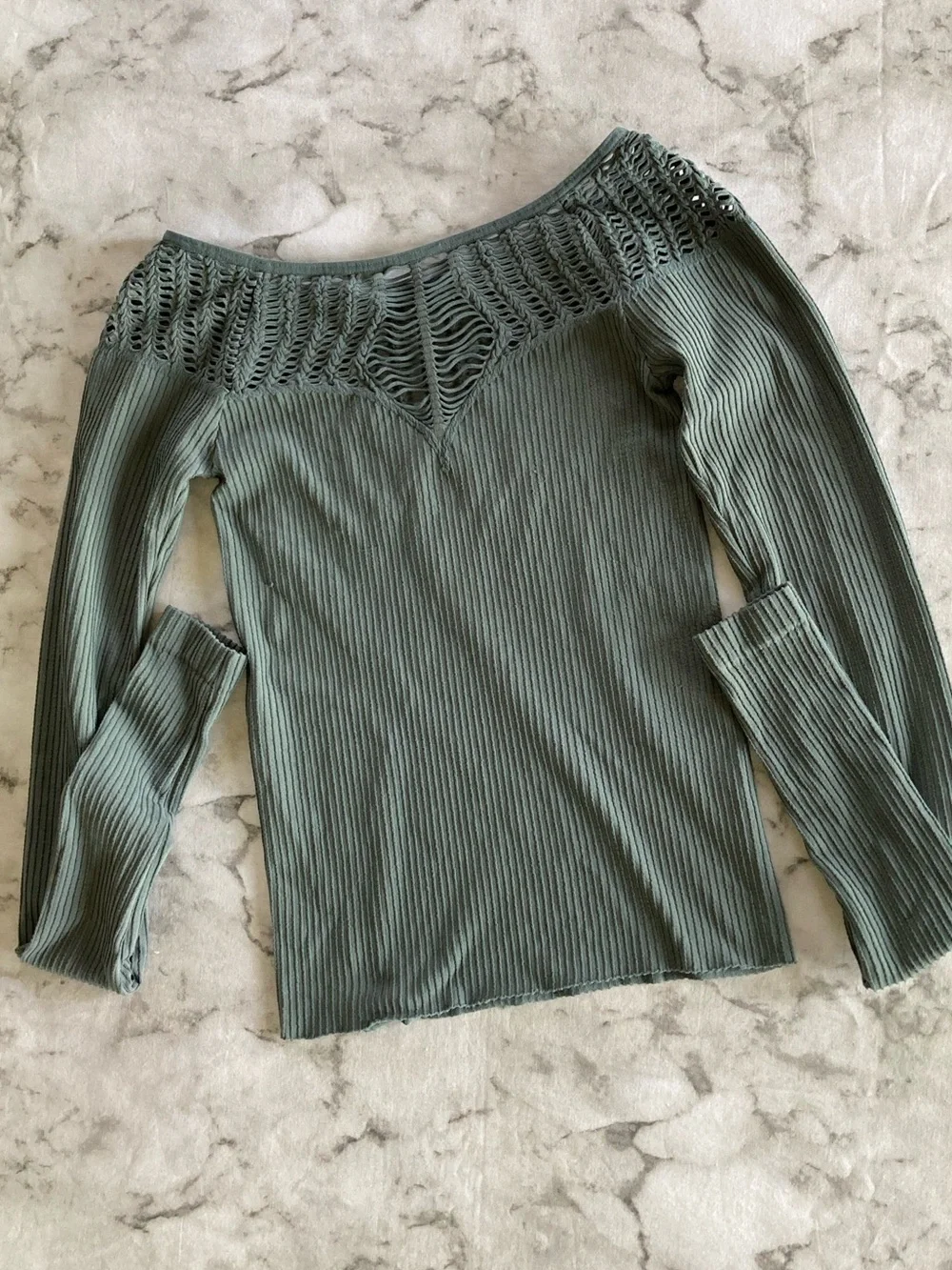 Free People fitted ribbed